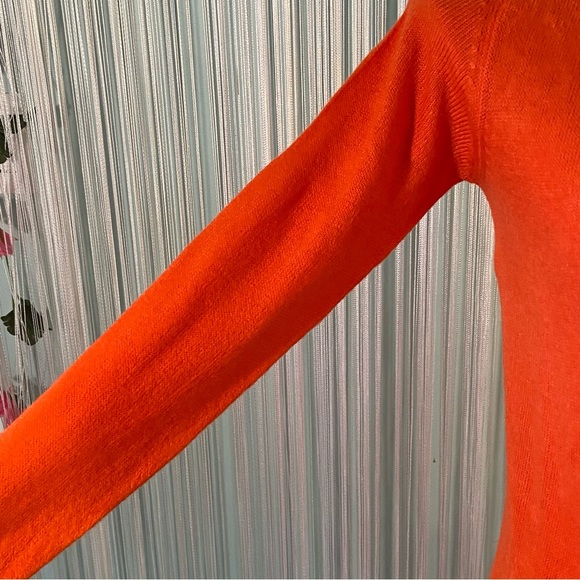 Orange Knit Maxi Cardigan Kimono Size XS - Picture 16 of 17